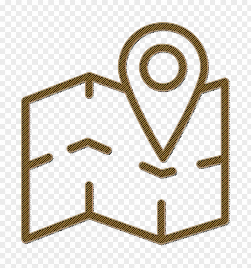 Hiking Icon Map PNG