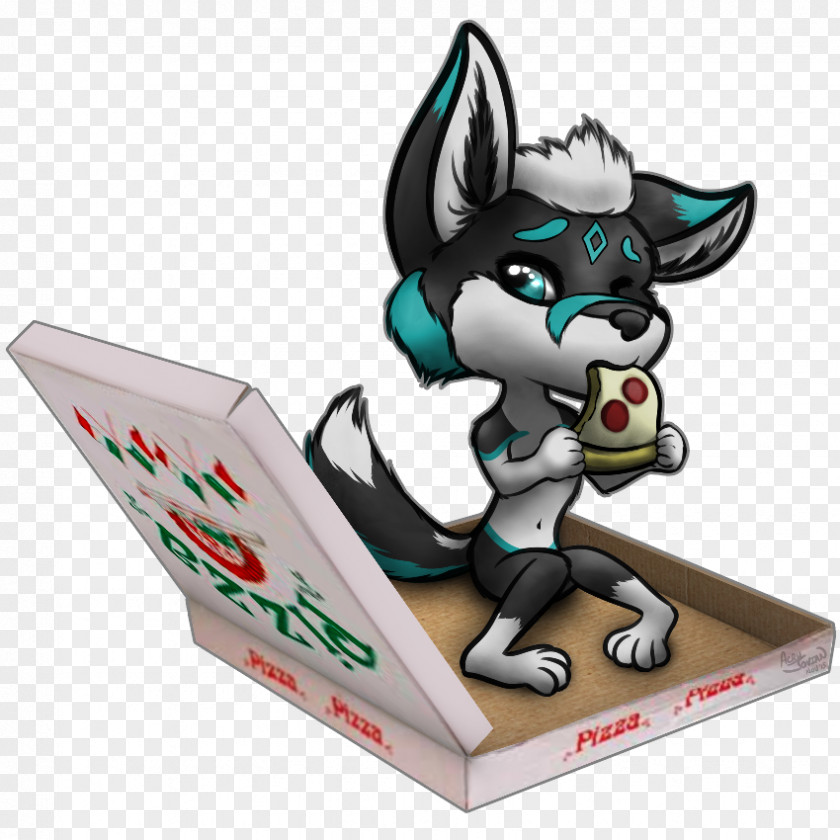 Pizza Box Fox Dog PNG