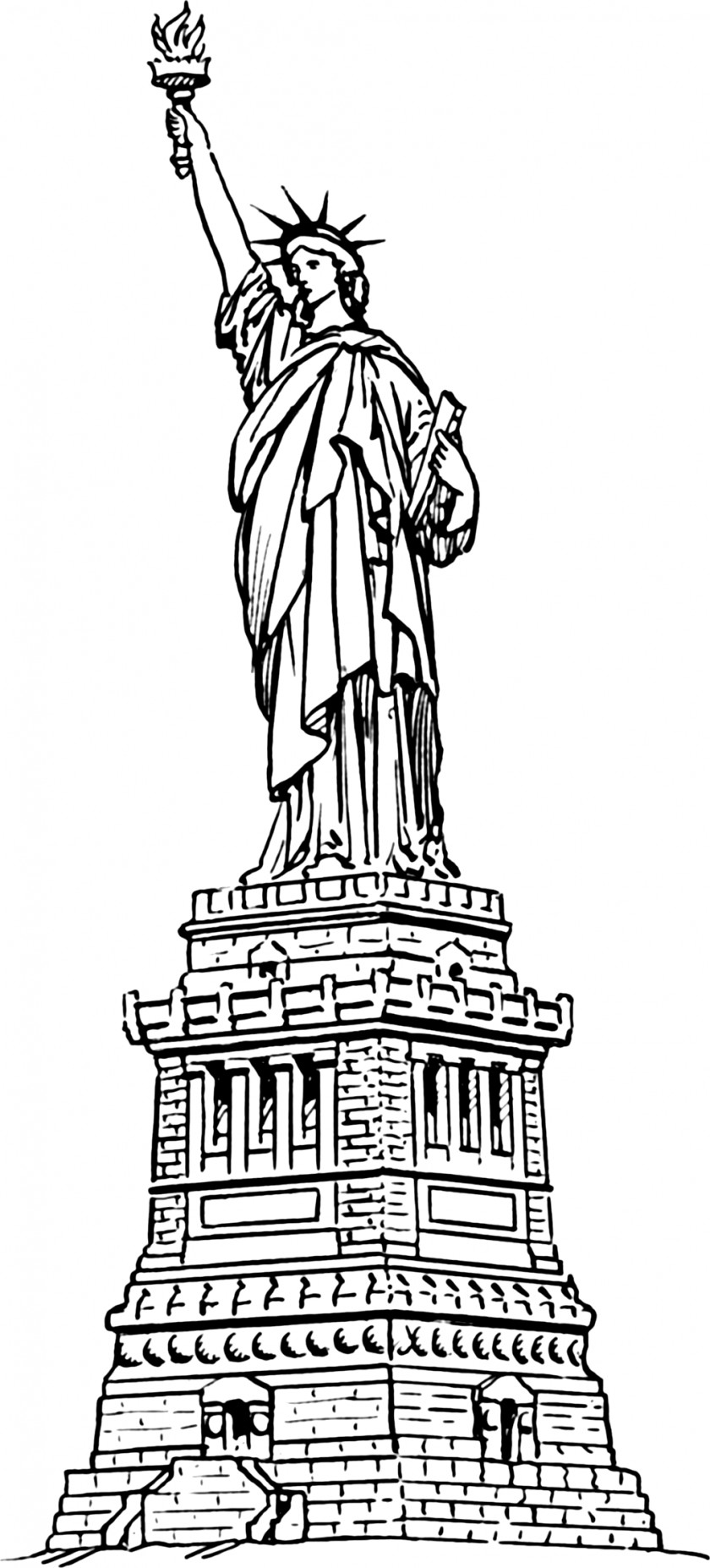 Statue Of Liberty Art Clip PNG