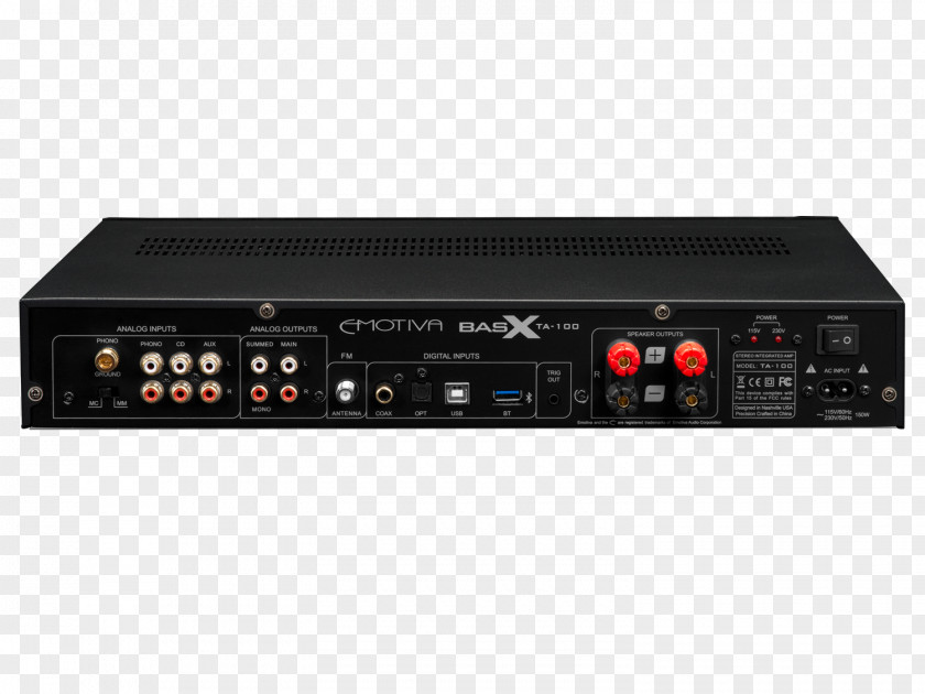 Taça Copa Do Mundo Preamplifier Integrated Amplifier Emotiva Audio Basx Pt100 Stereo Preampdactuner Power PNG