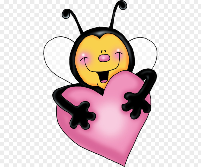 Bee Drawing Love Hearts Clip Art PNG