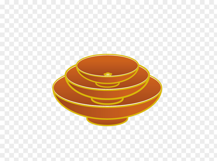 Cartoon Red Plate PNG