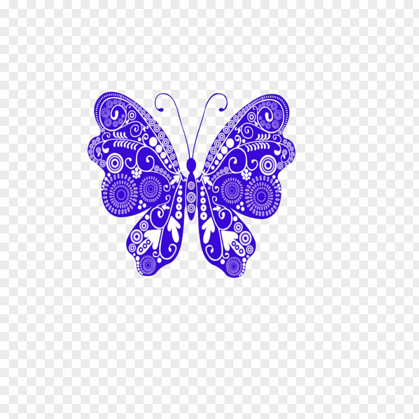 Blue Butterfly Euclidean Vector Clip Art PNG