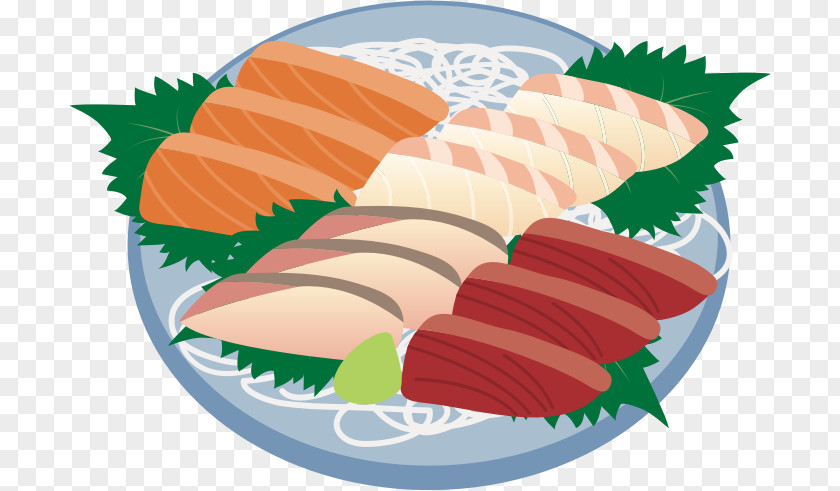 Fish Sashimi Japanese Cuisine Food Clip Art PNG