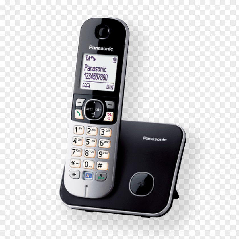 Panasonic KX-TG681 Digital Enhanced Cordless Telecommunications Telephone PNG