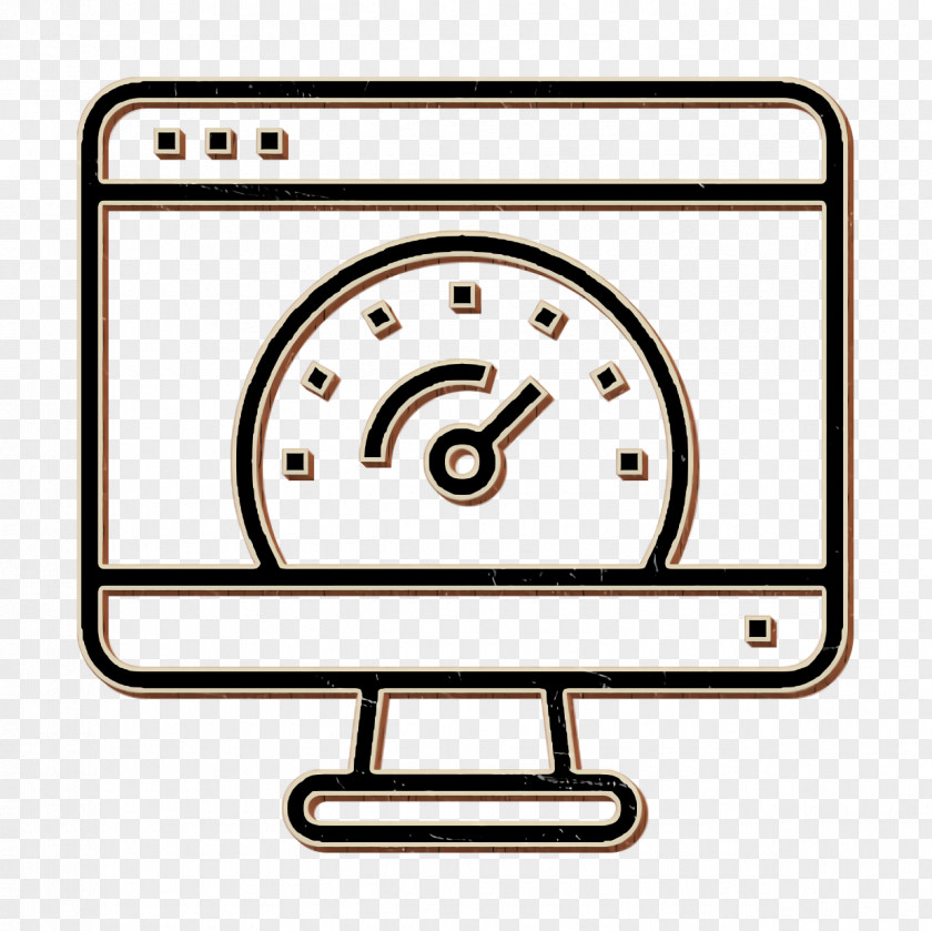 Speed Test Icon Website And Windows Interface PNG