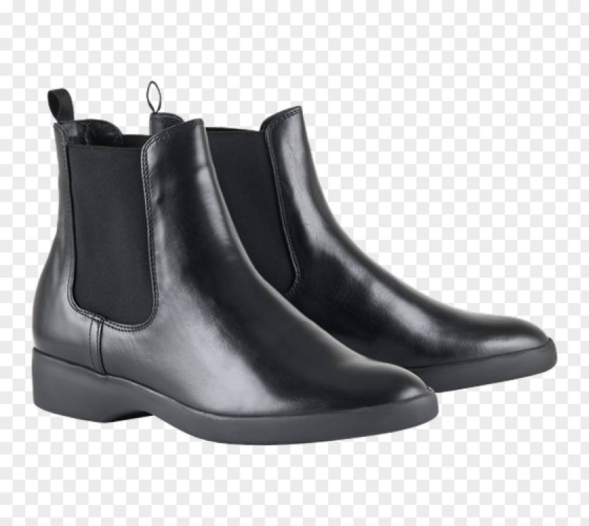 Black Leather Shoes Boot Shoe Walking M PNG