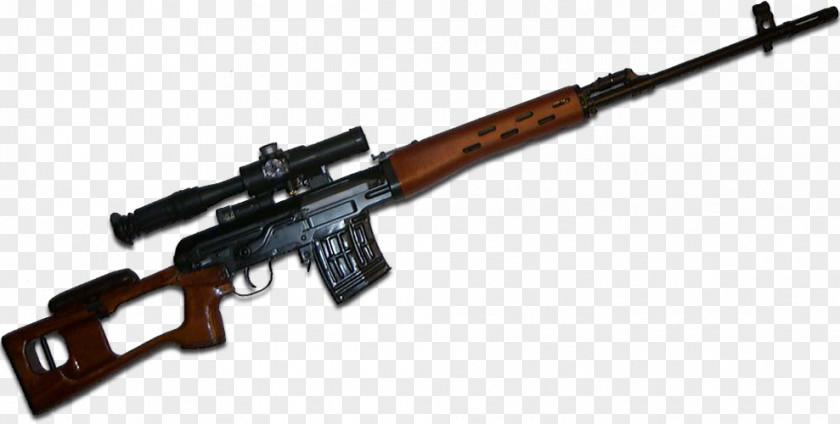 Dragunov (SVD-63) Sniper Rifle Weapon AK-47 PNG sniper rifle AK-47, clipart PNG