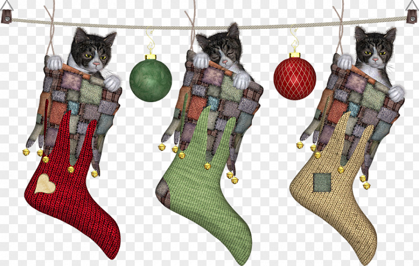 Golden Christmas Day Ornament Tree Stockings PNG