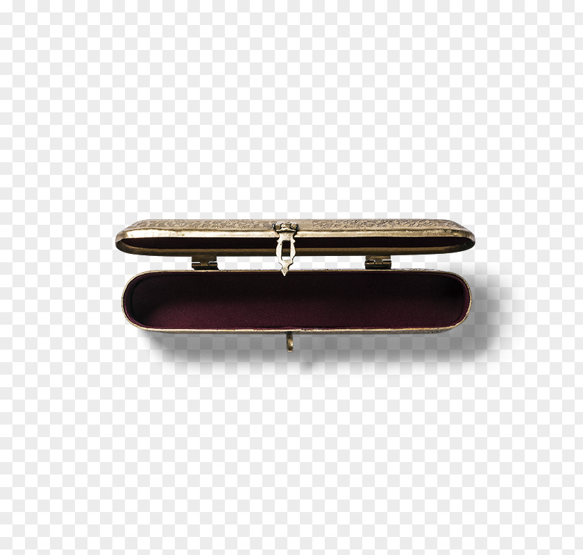 Metal Retro Stationery Pencil Case Pen PNG