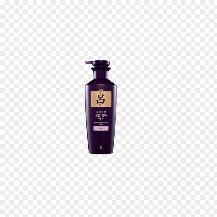 Single Bottle Purple Lu Shampoo Lotion Perfume PNG