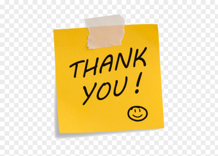 Thank You Images Paper Post-it Note Microsoft PowerPoint Clip Art PNG