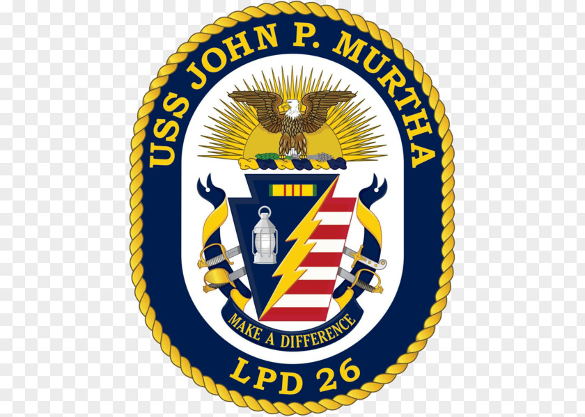 United States USS John P. Murtha Navy San Antonio-class Amphibious Transport Dock PNG