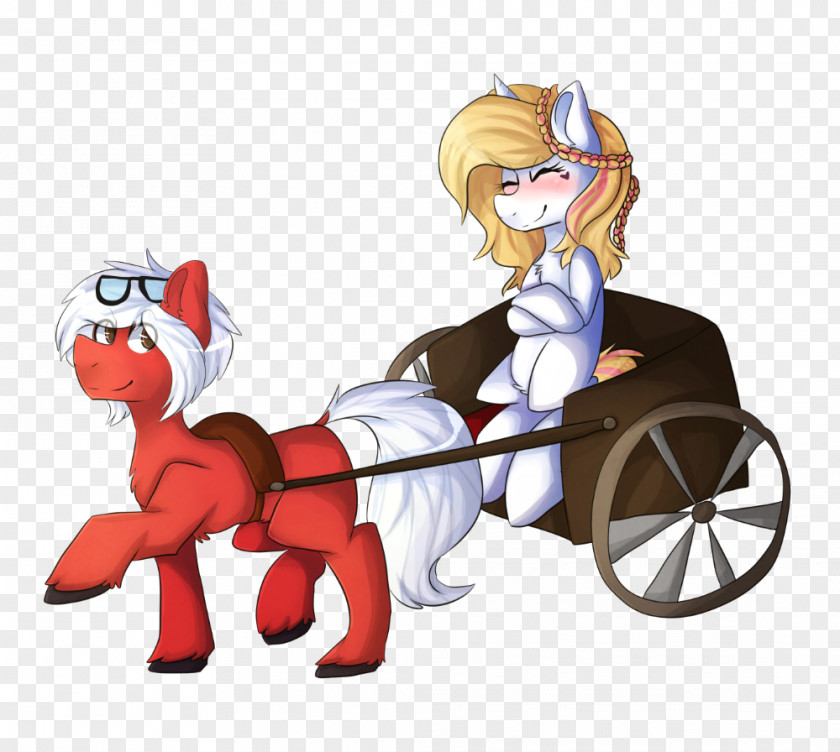 Horse Cartoon Chariot PNG