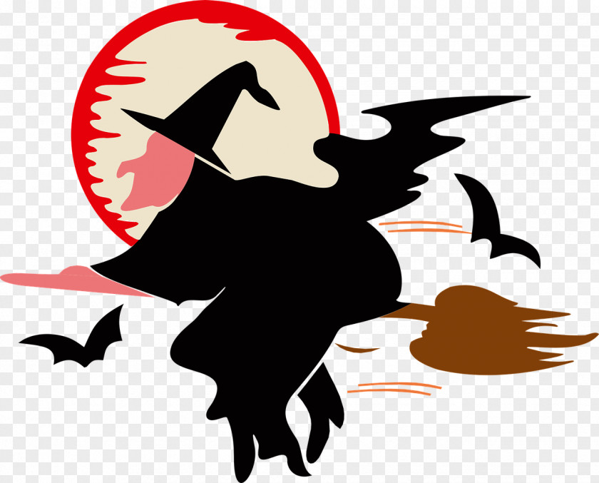 Witch On A Broomstick Clipart Desktop Wallpaper Clip Art PNG