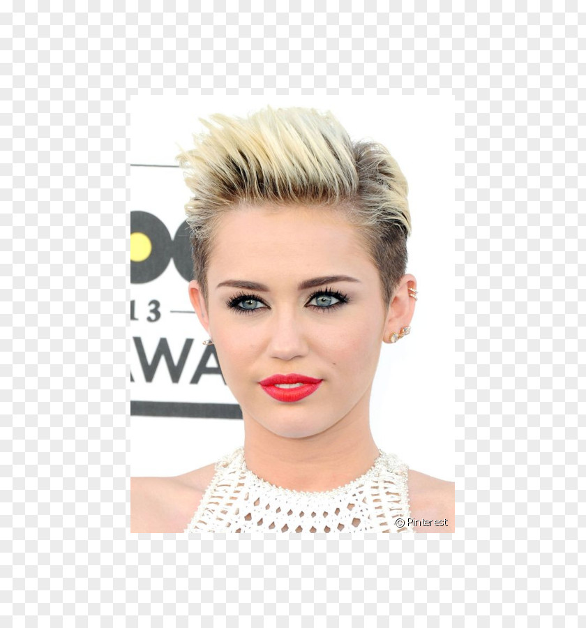 Miley Cyrus Pixie Cut Hairstyle Fashion PNG