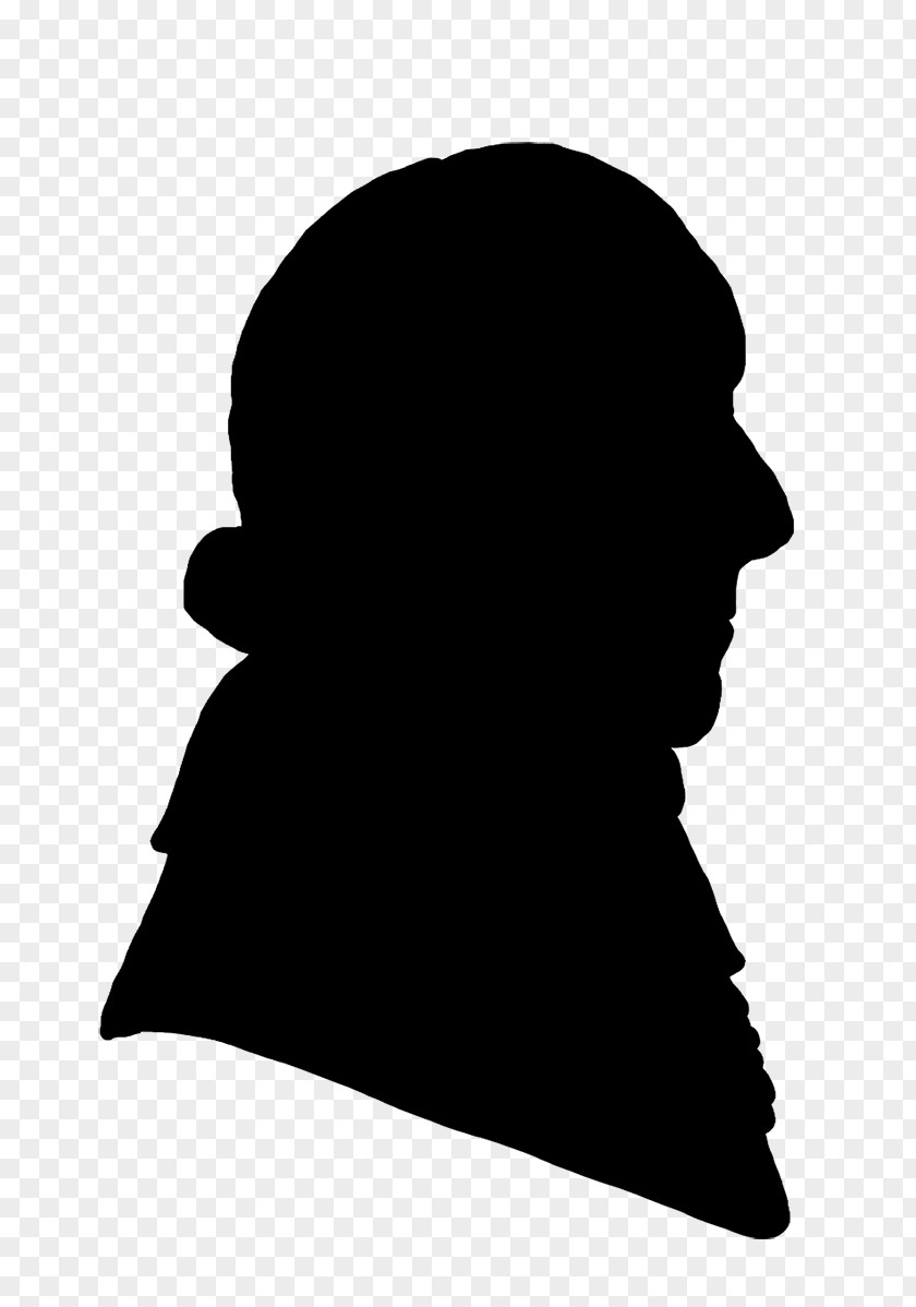 Silhouette Of The Elderly Victorian Era Drawing Portrait PNG