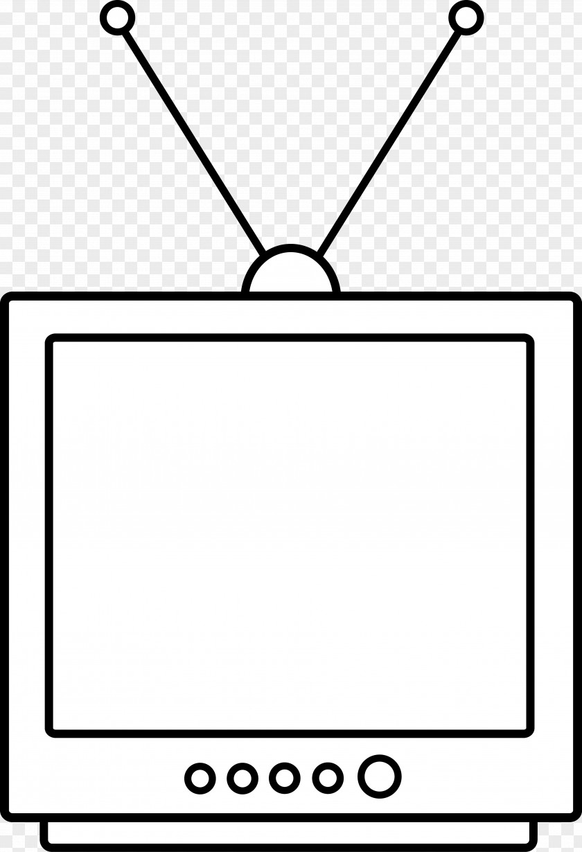 Watching Tv Black And White Television Clip Art PNG