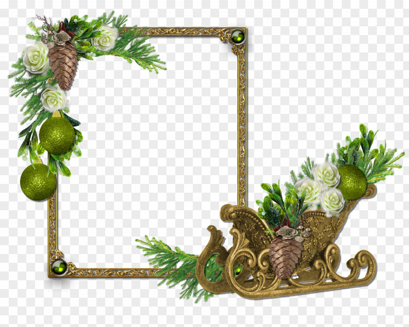 Christmas Picture Frames New Year Photography PNG