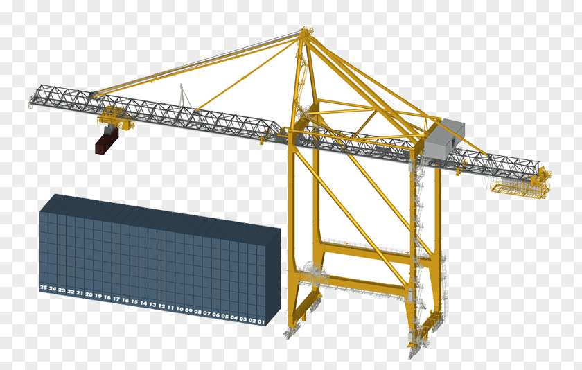 Crane Container Liebherr Group Machine Ship PNG