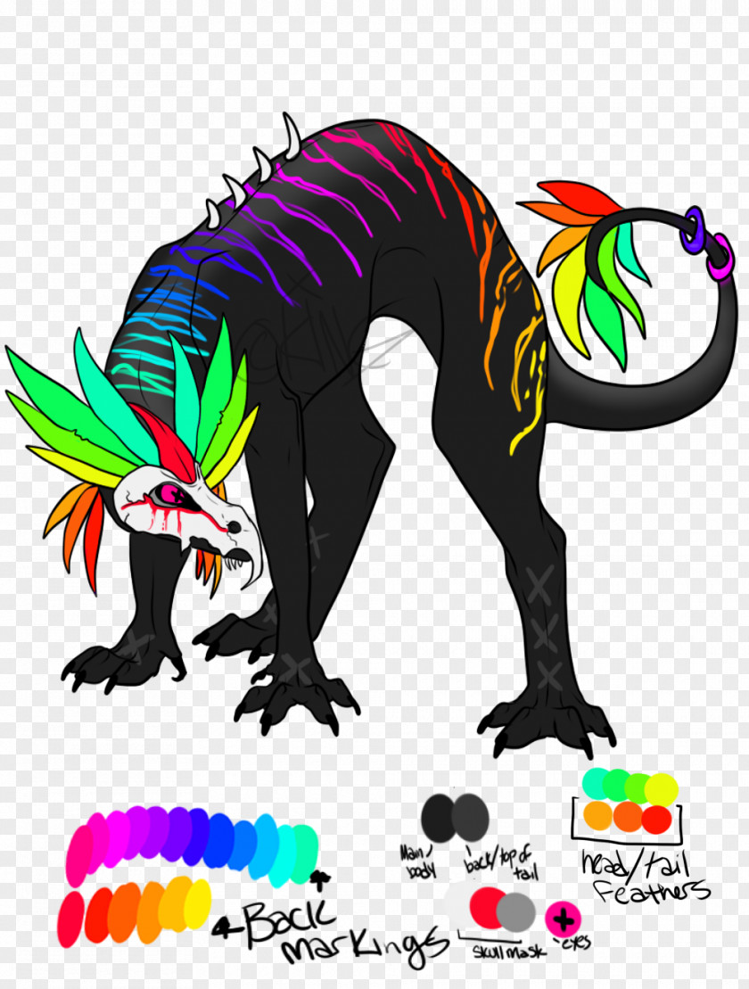 Double Rainbow Dragon Mammal Clip Art Illustration Line Legendary Creature PNG