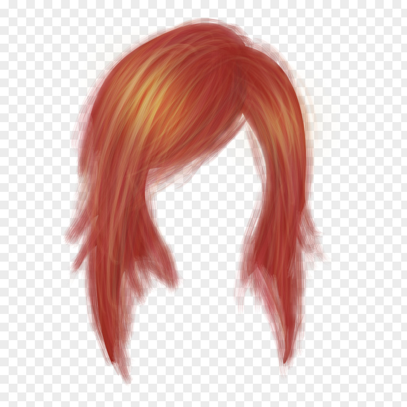 Hair Human Color Coloring Red PNG