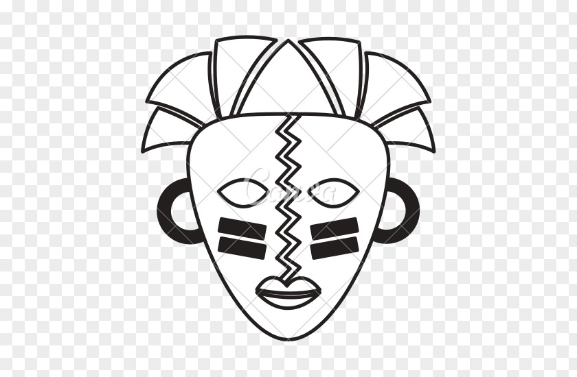 Mask Traditional African Masks Drawing PNG