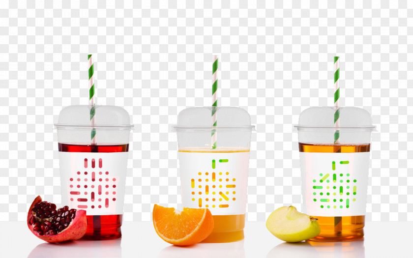 Creative Juice Cup Apple Packaging And Labeling Brand PNG