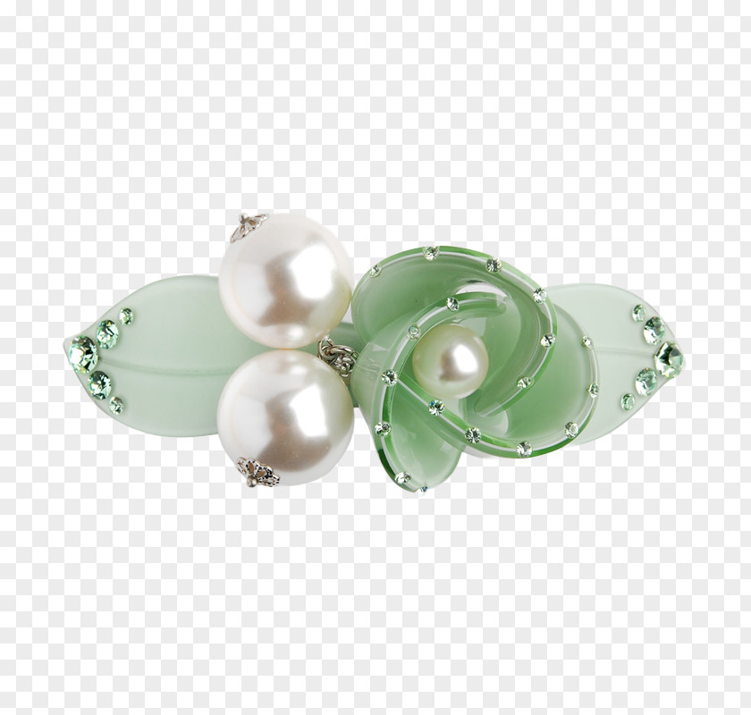 Flowers Pearl Leaves Hairpin Hair Accessories Designer Gratis PNG