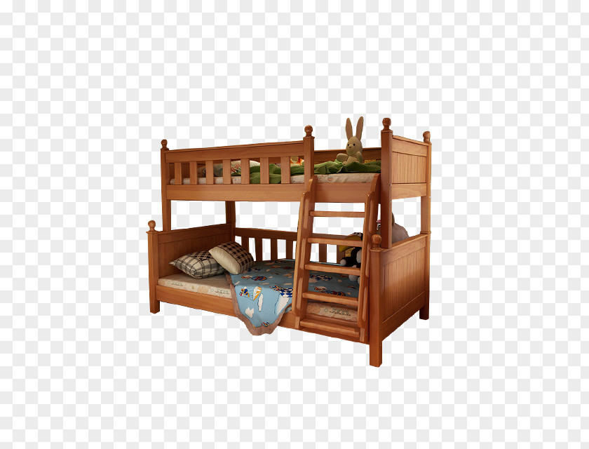 On The Bed Bunk Bench Nursery Infant PNG