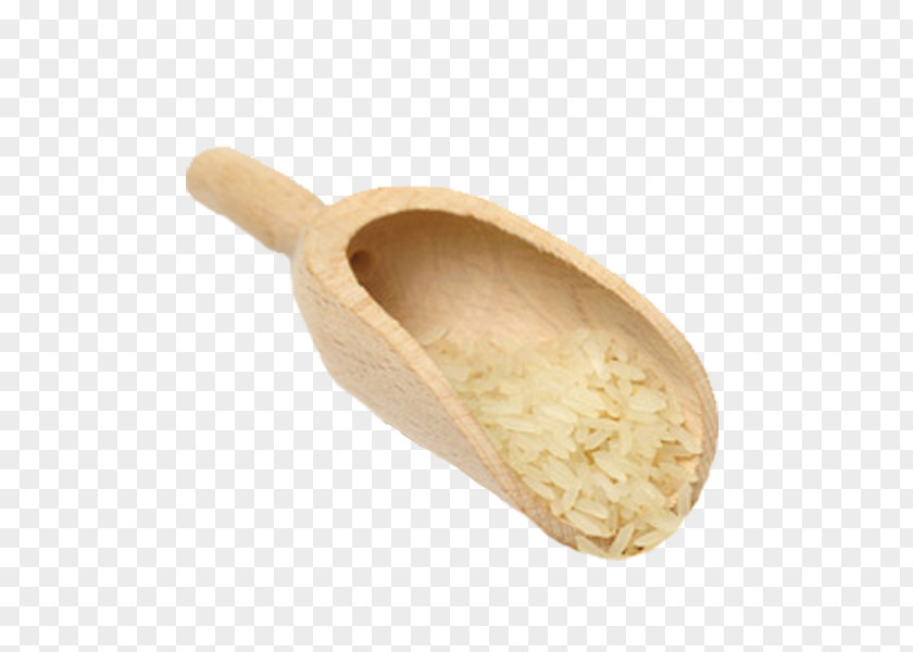 Rice With Spoon Wooden PNG