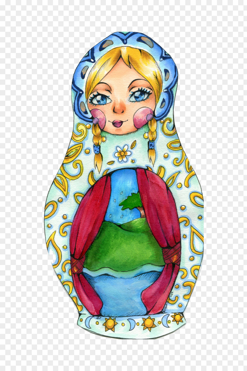 Watercolour Star Illustration Animated Cartoon Doll Legendary Creature PNG