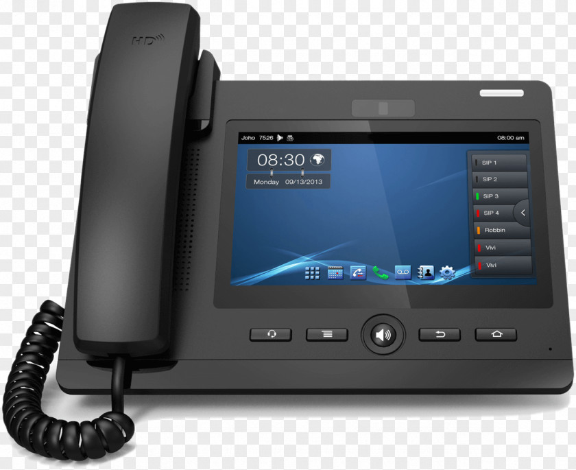 Business VoIP Phone Session Initiation Protocol Telephone System Intercom PNG