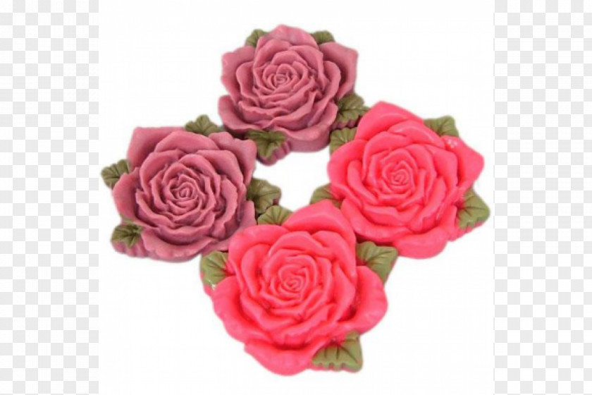 Fondant Garden Roses Mold Cut Flowers Oil PNG