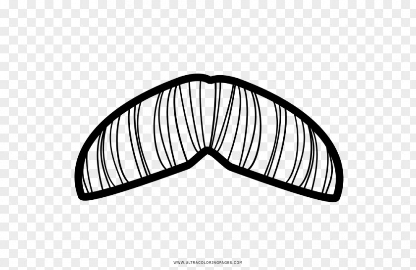 Moustache Coloring Book Drawing Line Art Page PNG