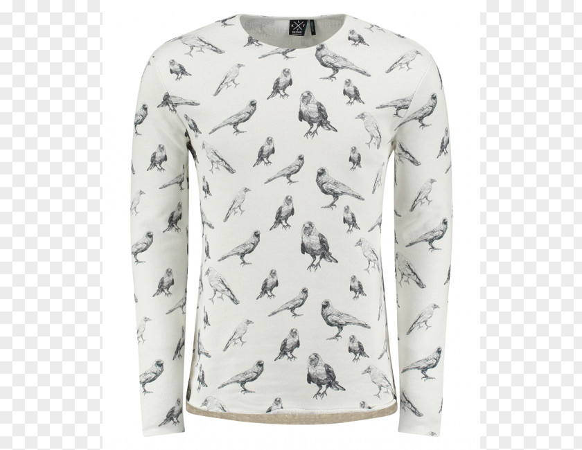 T-shirt Sleeve Sweater White PNG