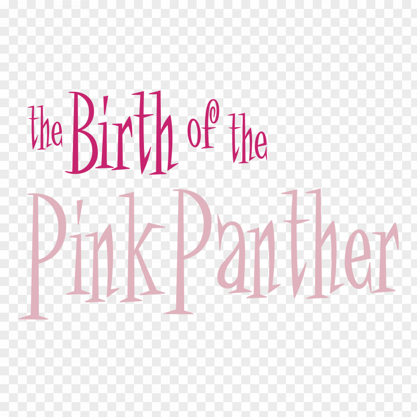 Line Logo Brand Font The Pink Panther PNG