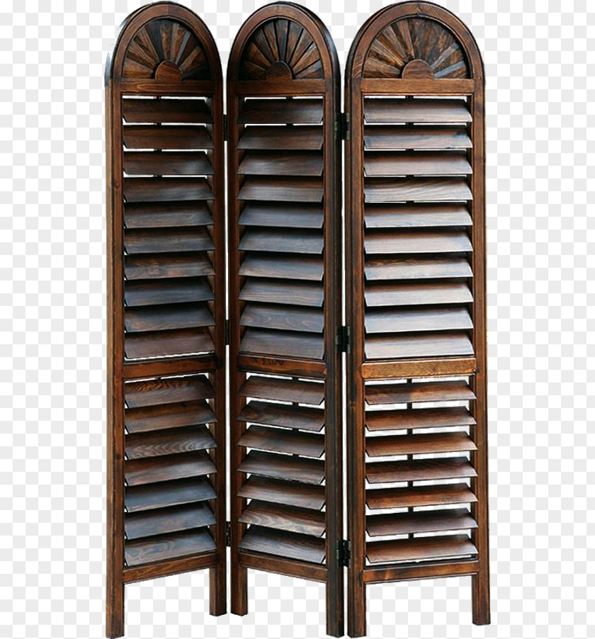 Retro Window Material Free To Pull Room Divider Folding Screen Furniture The Home Depot PNG