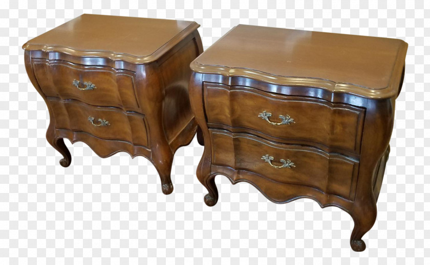 Table Bedside Tables Foot Rests Drawer PNG