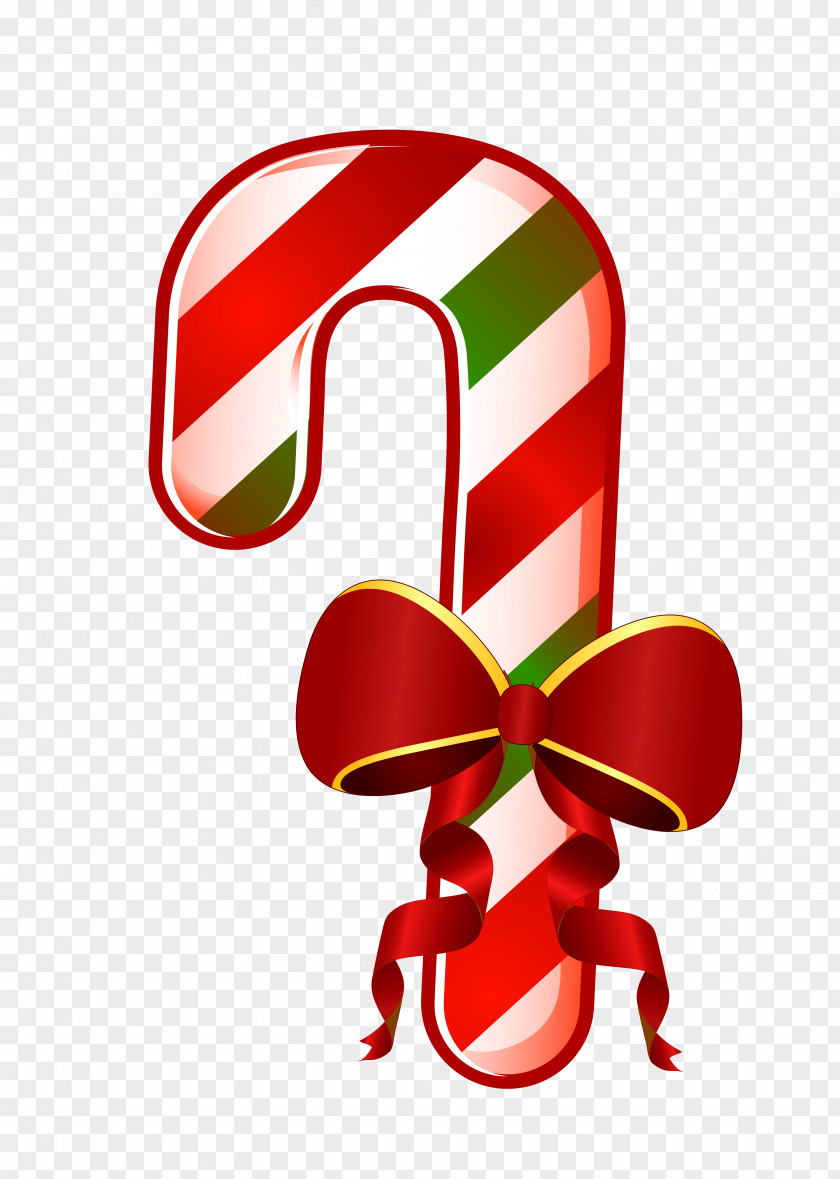 Christmas Walking Stick Candy Cane Clip Art PNG