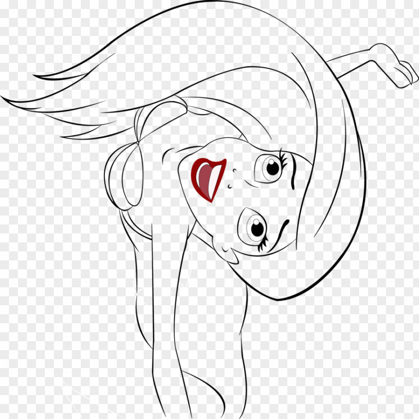Disney Princess Ariel Clip Art Line Drawing PNG