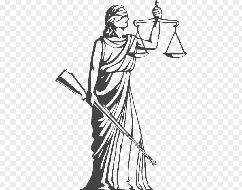 Lady Justice Measuring Scales Drawing Themis PNG