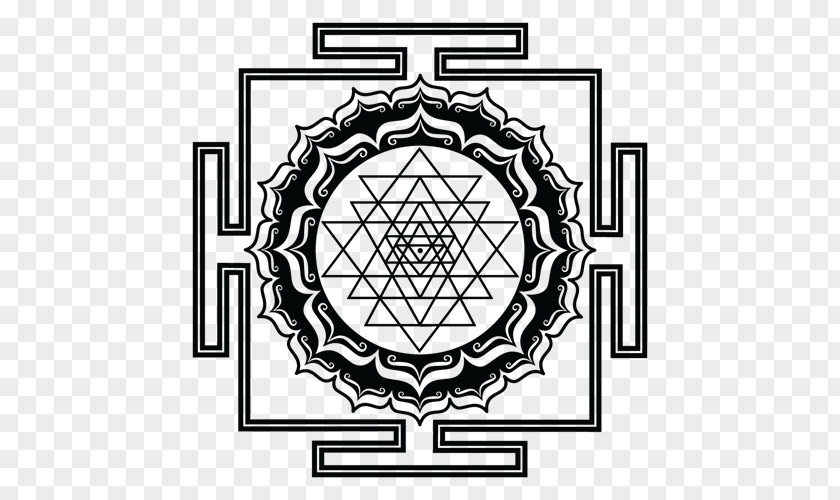 Lakshmi Sri Yantra Tantra PNG