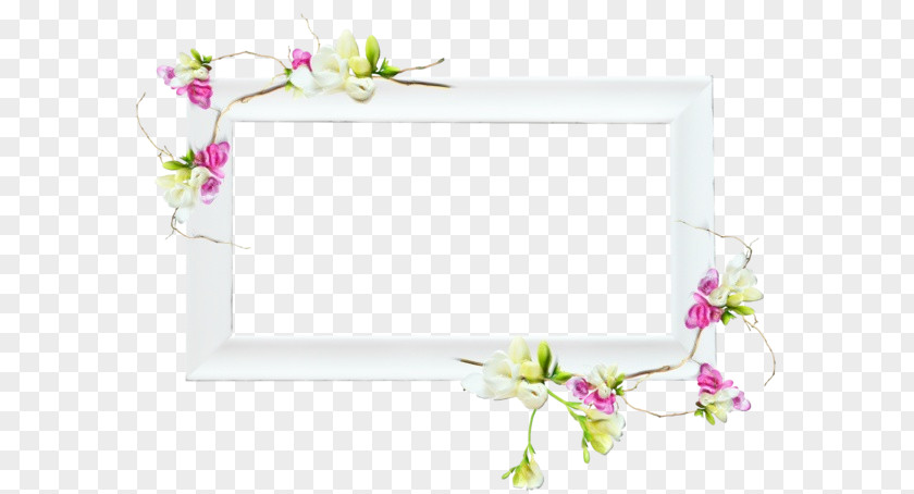 Plant Rectangle Background Watercolor Frame PNG