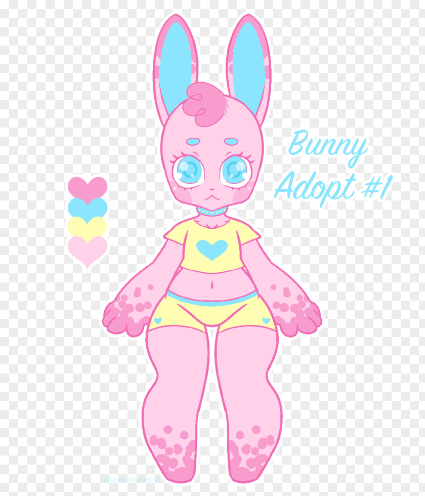 Soft Paws Rabbit Easter Bunny Clip Art Illustration Textile PNG