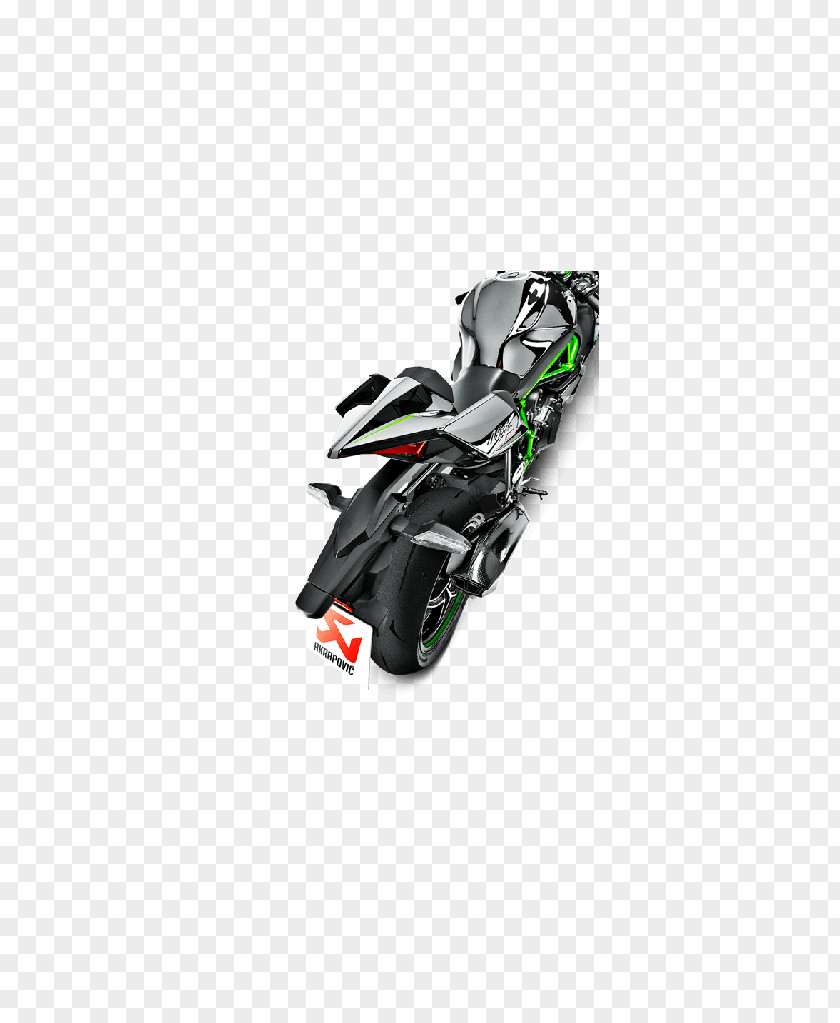 Motorcycle Kawasaki Ninja H2 Exhaust System Akrapovič PNG