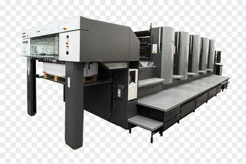 Offset Impresion Machine Lithography Printing Digital PNG