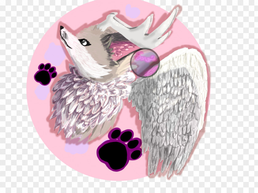 Owl Pink M Beak RTV PNG