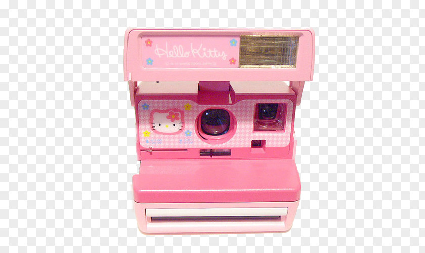 Pink Camera Hello Kitty Photographic Film Instant Photography PNG