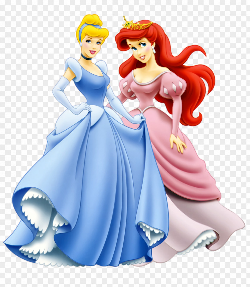 Princess Ariel And Cinderella Clipart Aurora Jasmine Rapunzel PNG